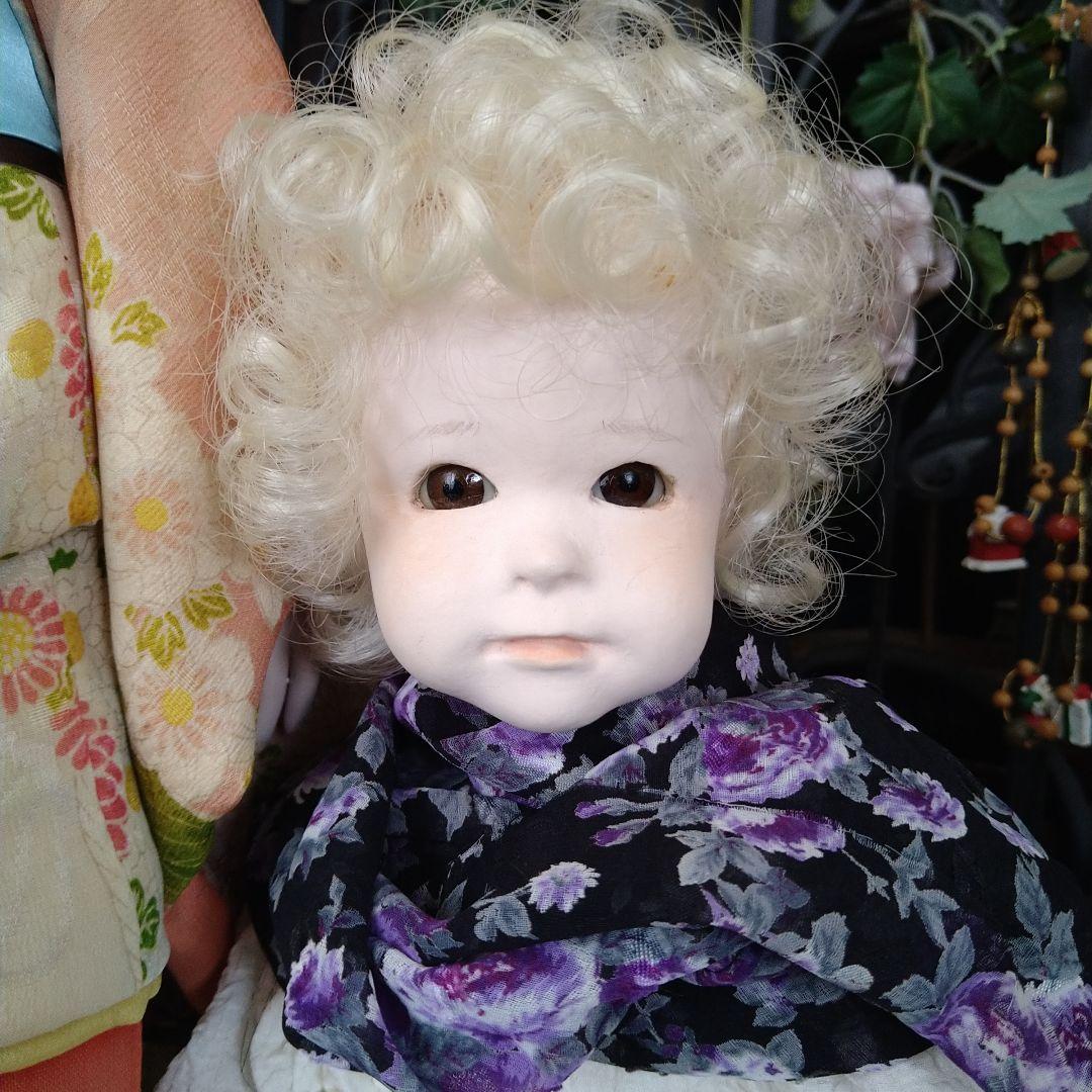 ✭ビスクドール 創作人形優しさ溢れる貴婦人穏やかな笑顔で語り掛けてきそうな憂い。