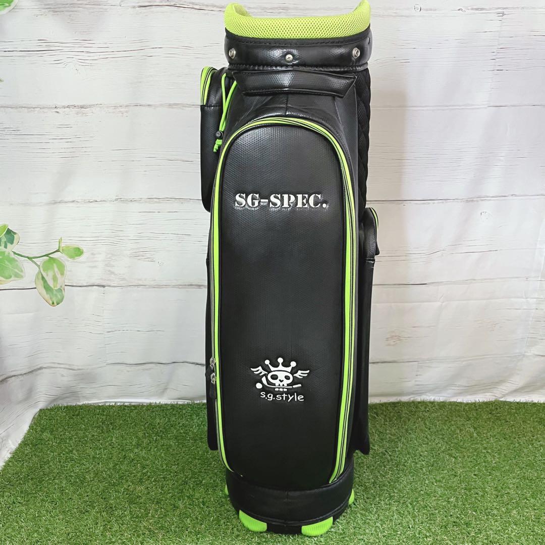 【入手困難】美品 S.G.style キャディバッグ ブラック グリーン レア