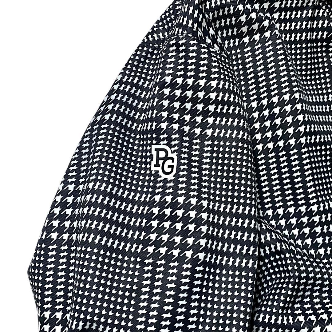 定価10.6万 L パーリーゲイツ 千鳥格子柄 スノーウェア スノボ 上下セット