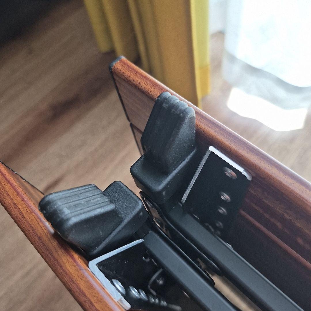 オガワ　3High&Low Table Long II 木目調　テーブル