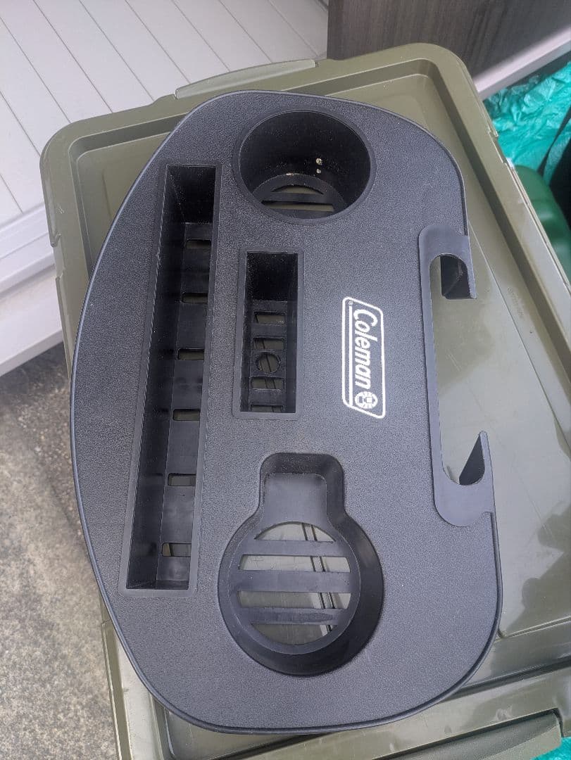 【Coleman】インフィニティチェア（オリーブ）　専用カップホルダー付き