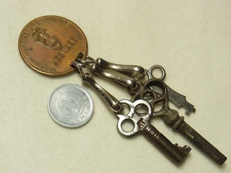 《k250》１９３３年 シカゴ万国博覧会 Leonard社 記念キーフォルダー