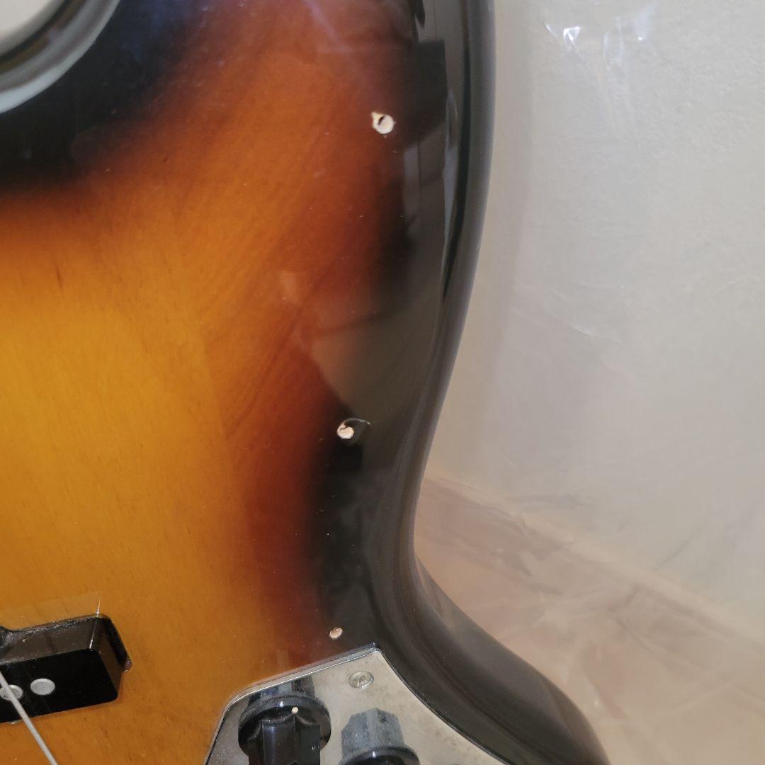 スクワイヤ　ジャズベース　サンバースト