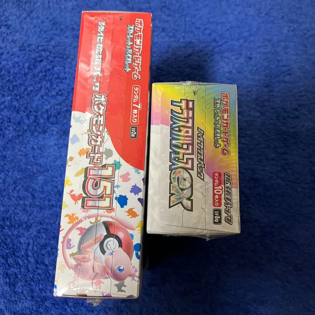 即購入可］ポケモンカード151 &テラスタルフェスex シュリンク付 計2box
