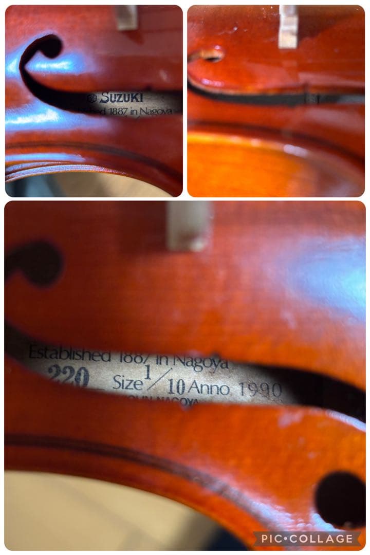 スズキ　バイオリン　No.220 1/10 1990年