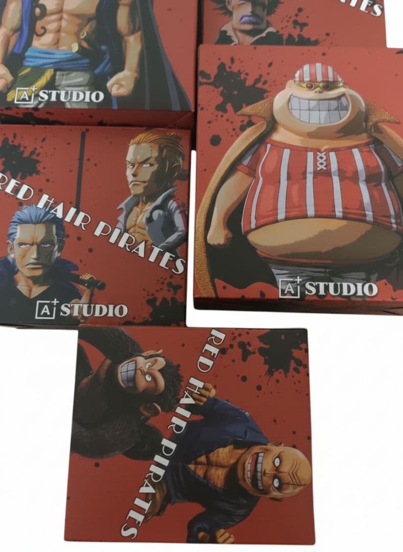 ワンピース a+スタジオ ガレージキット ワーコレ　フィギュア 　赤髪海賊団