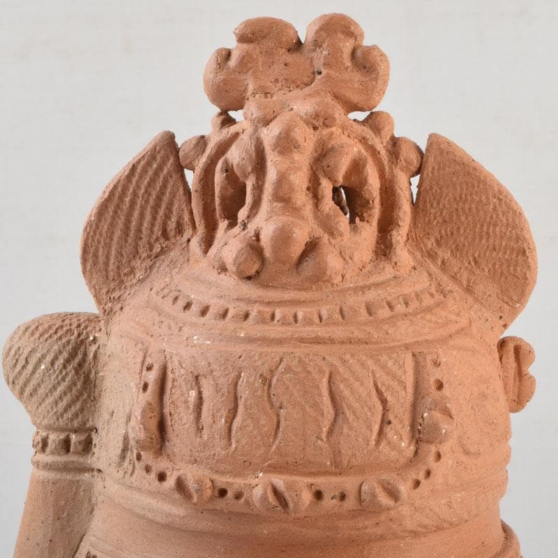 九ちゃん　縄文土偶形　招き猫　置物　V　9063