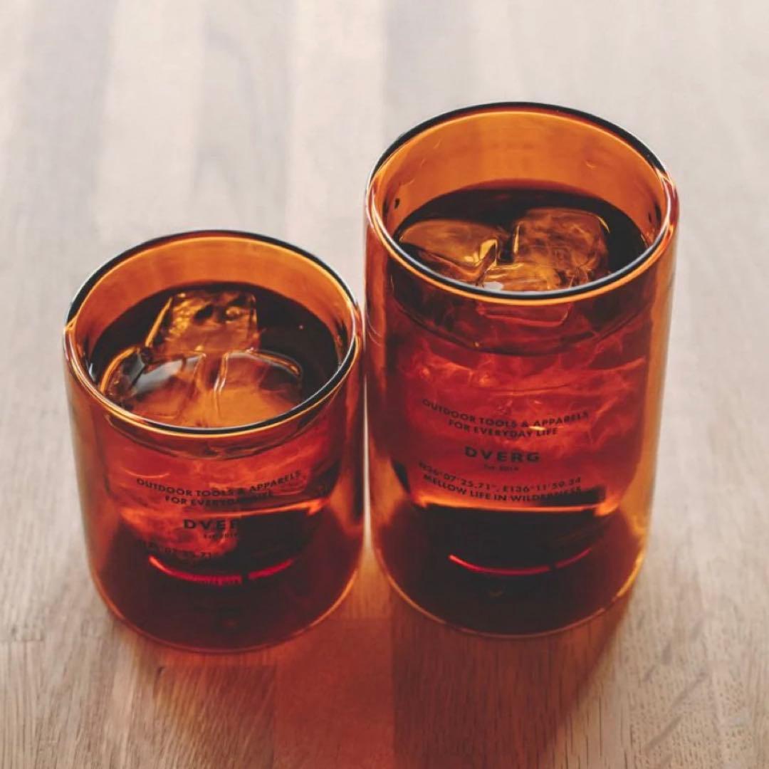 【DVERG】DOUBLE WALL TUMBLER アンバー 2個セット