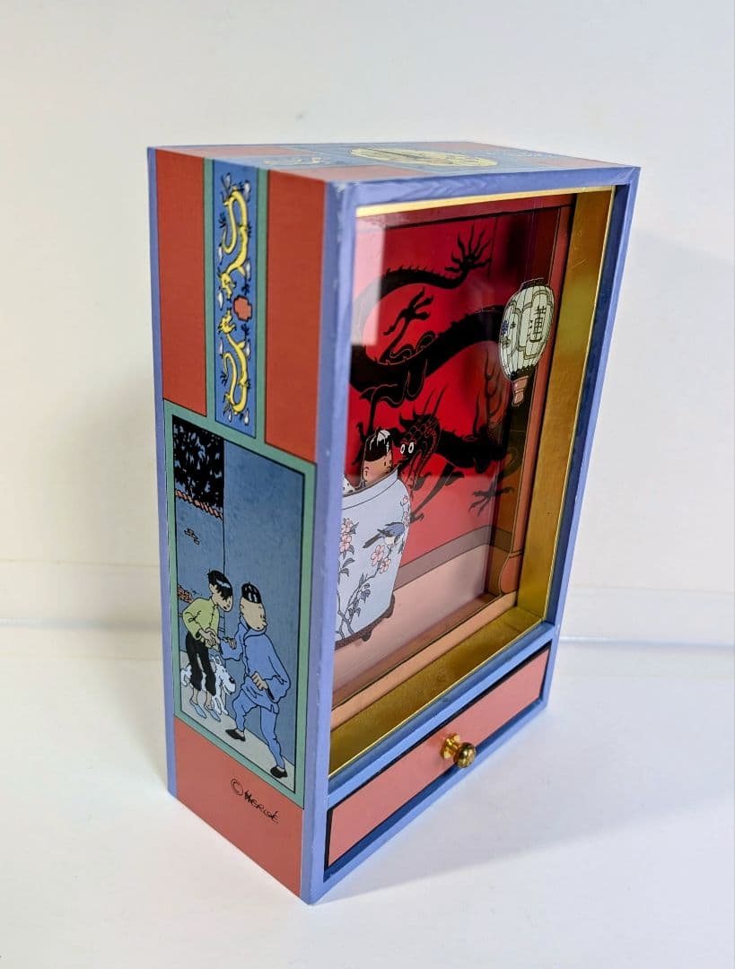 未使用〈タンタン青い蓮Le Lotus bleuオルゴール〉