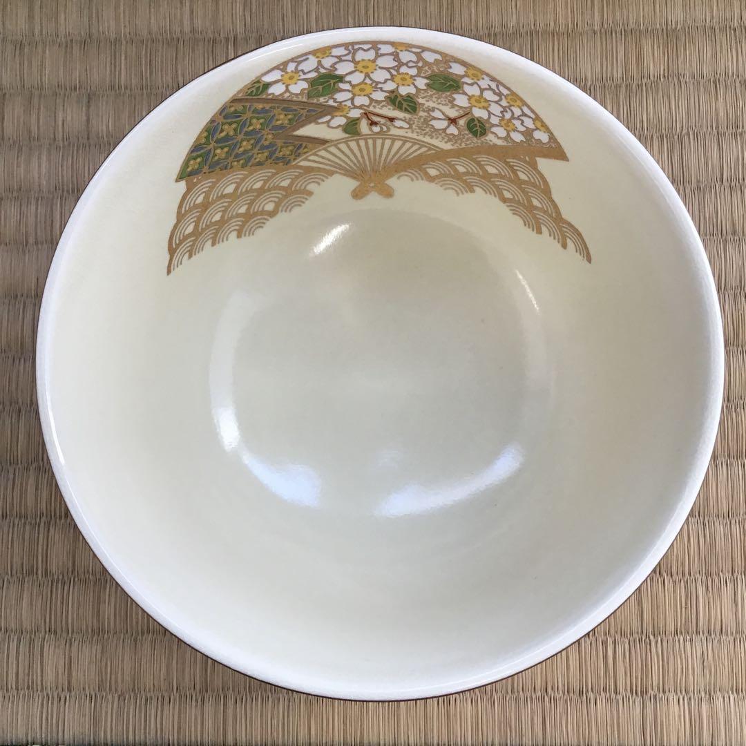 茶道具 抹茶茶碗 絵付茶碗 直径約127ミリ 高さ約77ミリ Ｎo.506