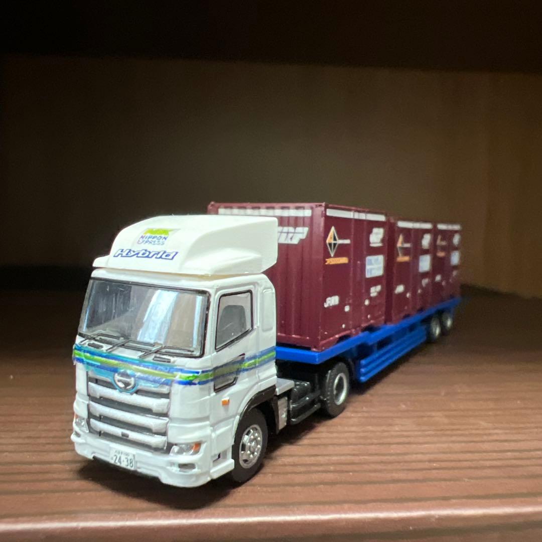 トレーラーコレクション　日野プロフィアハイブリッド仕様　日通コンテナトレーラー