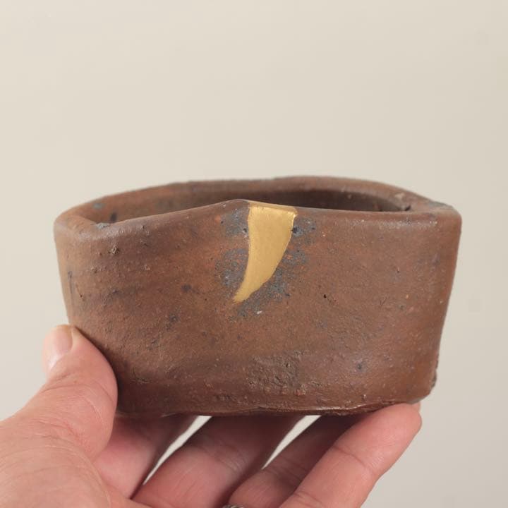 窯印のある 窯道具 半筒 茶碗 古備前 備前 常滑 古美術 古道具 アンティーク