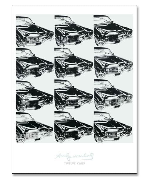 額装品/Twelve Cars 1962（アンディ ウォーホル） Warhol
