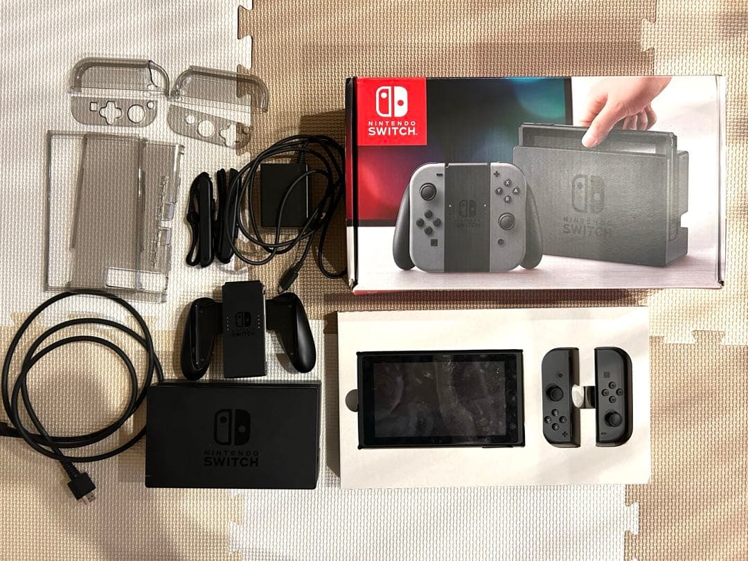 Nintendo Switch 本体　グレー　おまけ付き