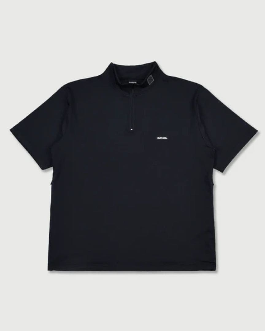 RUFFLOG HALF ZIP MOCK NECK SHIRT サイズXL