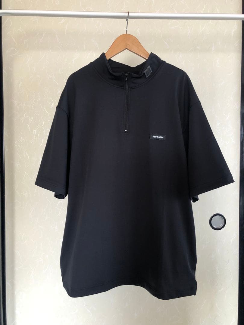 RUFFLOG HALF ZIP MOCK NECK SHIRT サイズXL