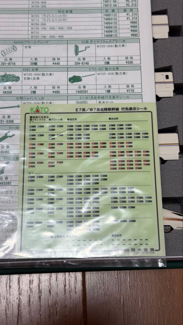 KATO W7系