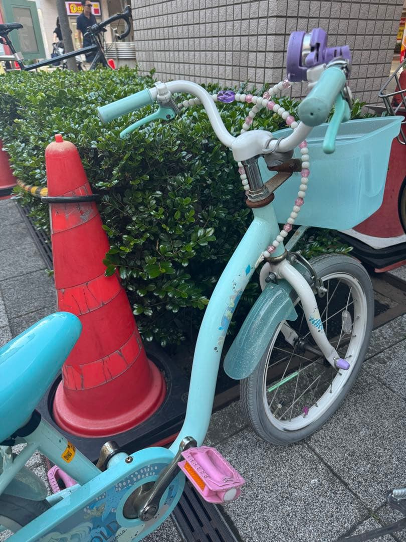 ディズニー アリエル18インチ 子供用自転車