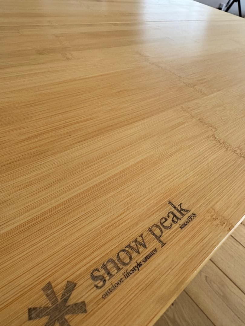 スノーピーク　ワンアクションテーブル竹　LV-010T