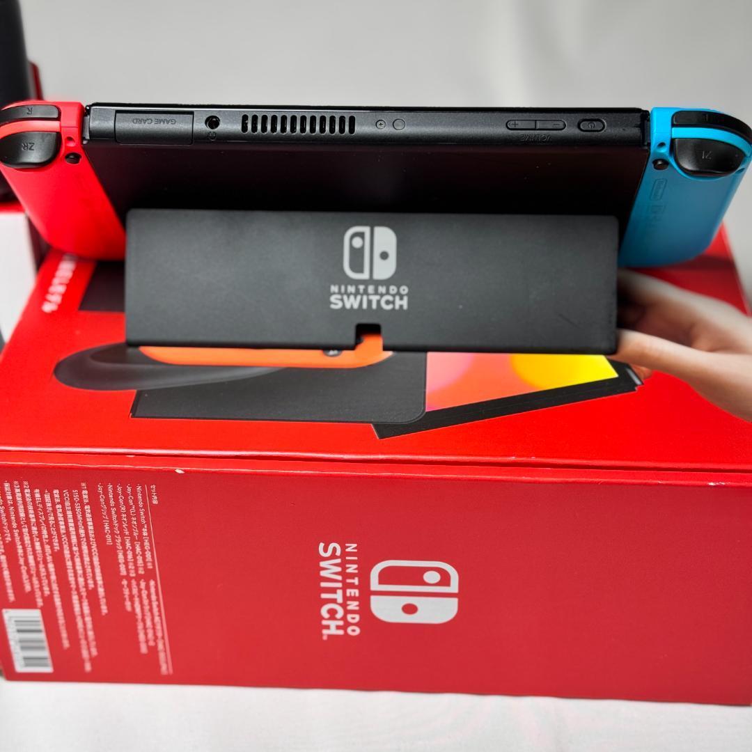 Nintendo Switch有機ELモデル赤青 本体セット 付属品多数