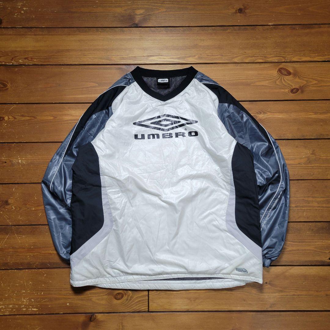 秘*ァ様 90s オールド アンブロ プルオーバー 中綿 ジャージ 上下 セット