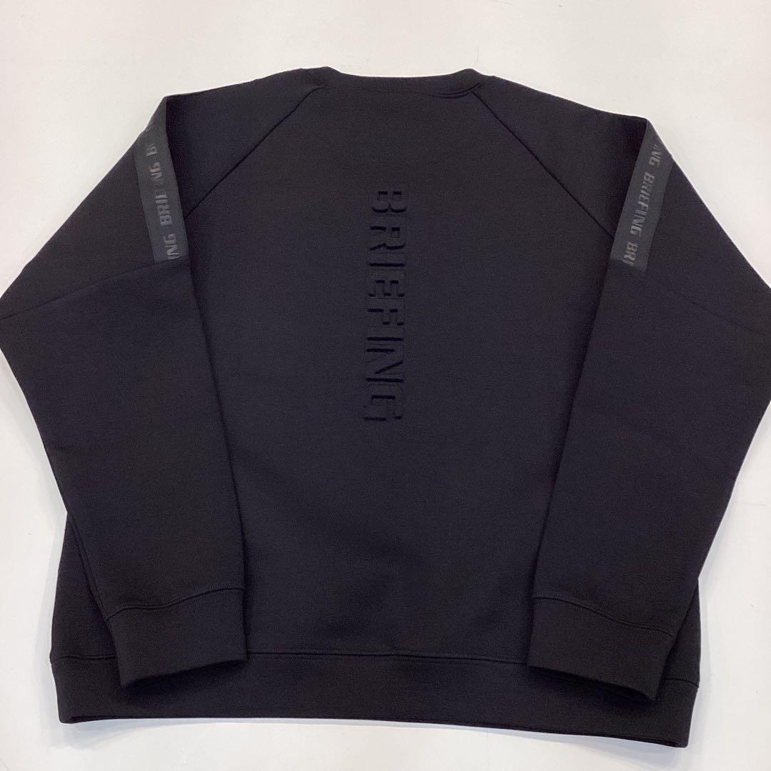 新品　BRIEFING WS WARM LOGO LINE CREWNECK