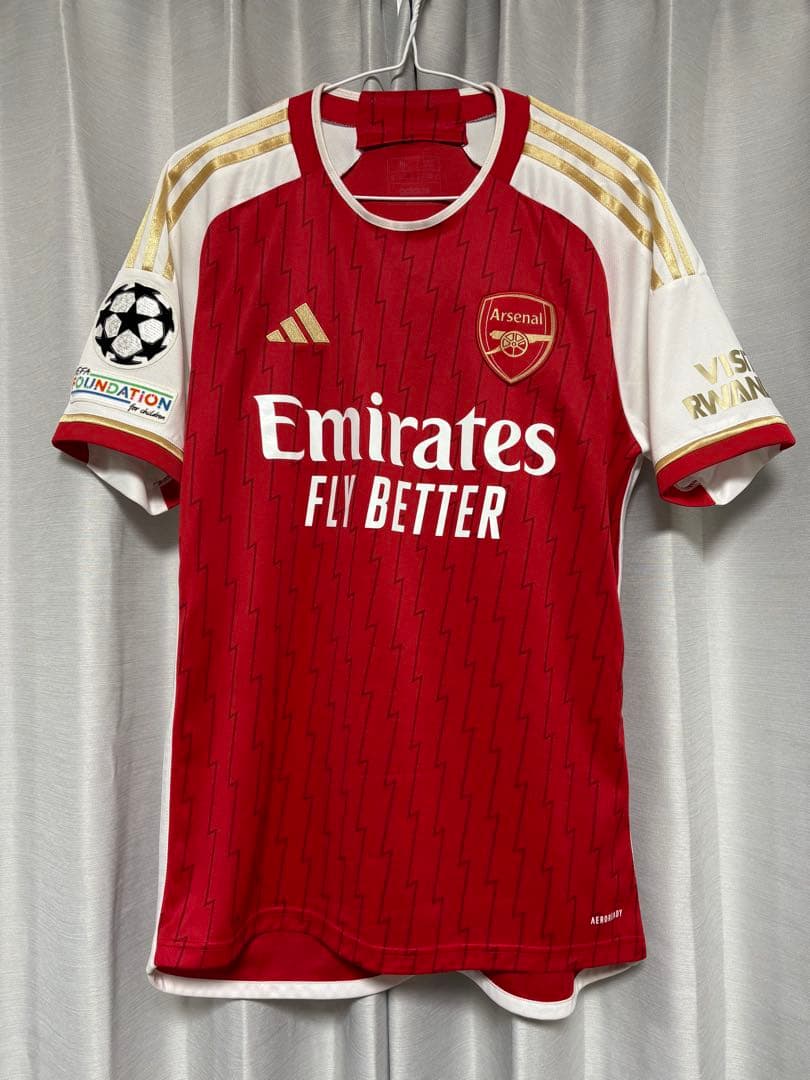 アーセナル 23/24 ホームレプリカユニフォーム デクラン・ライス41番