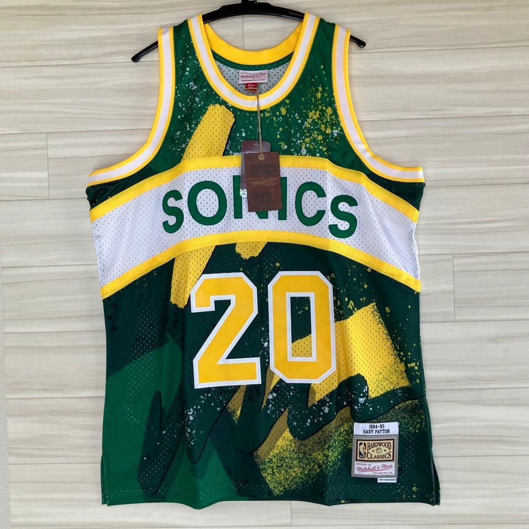 【新品】 NBA　SONICS ゲイリー・ペイトン　ニックス　ユニフォーム