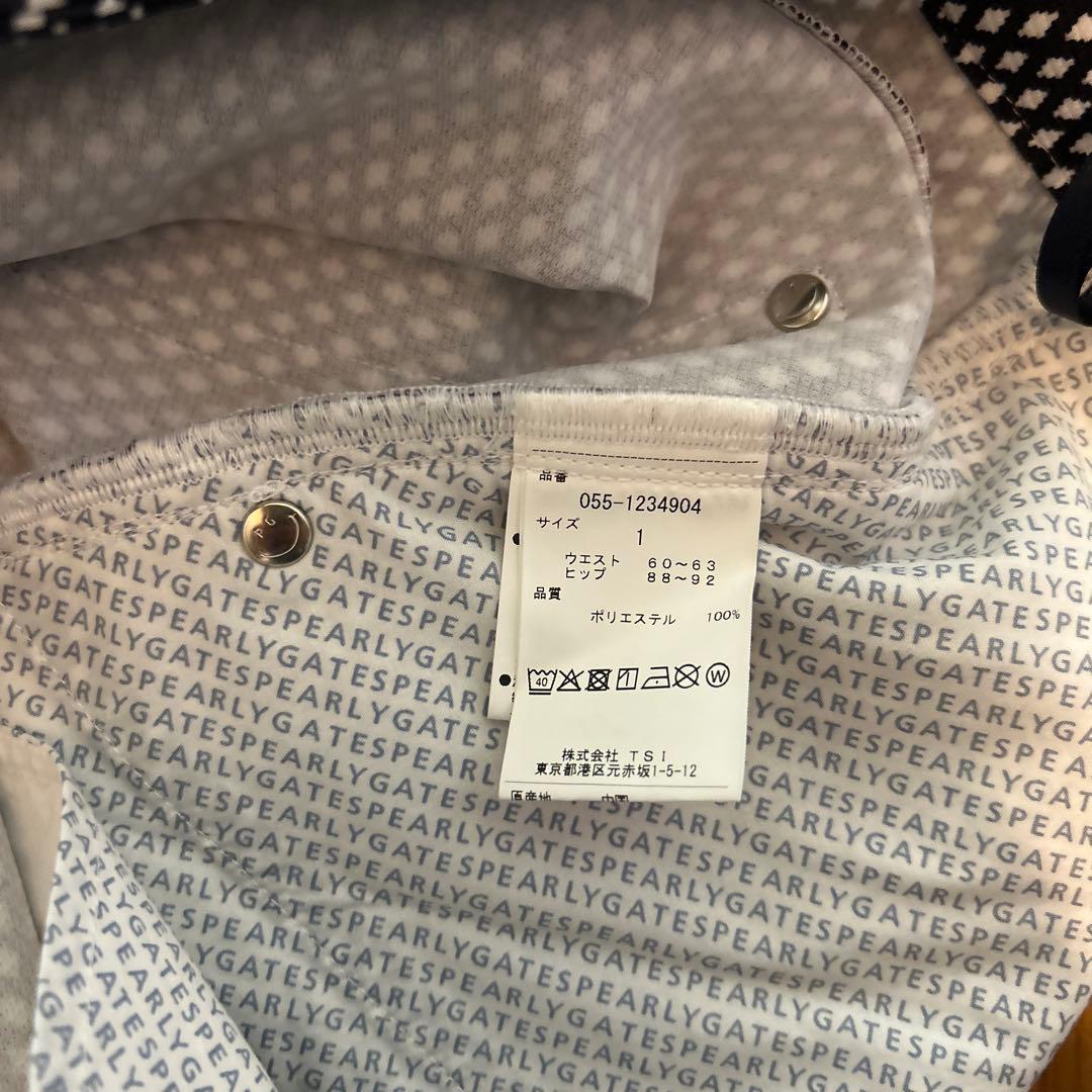 PEARLY GATES パーリーゲイツ スカート 総柄 ネイビー系