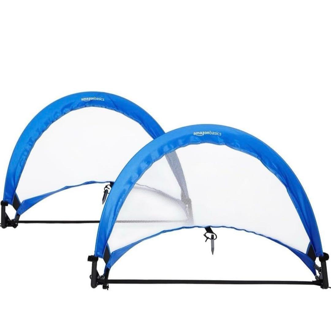 【完売サイズ】Amazonベーシック ポップアップ式ゴールセットキャリーケース付