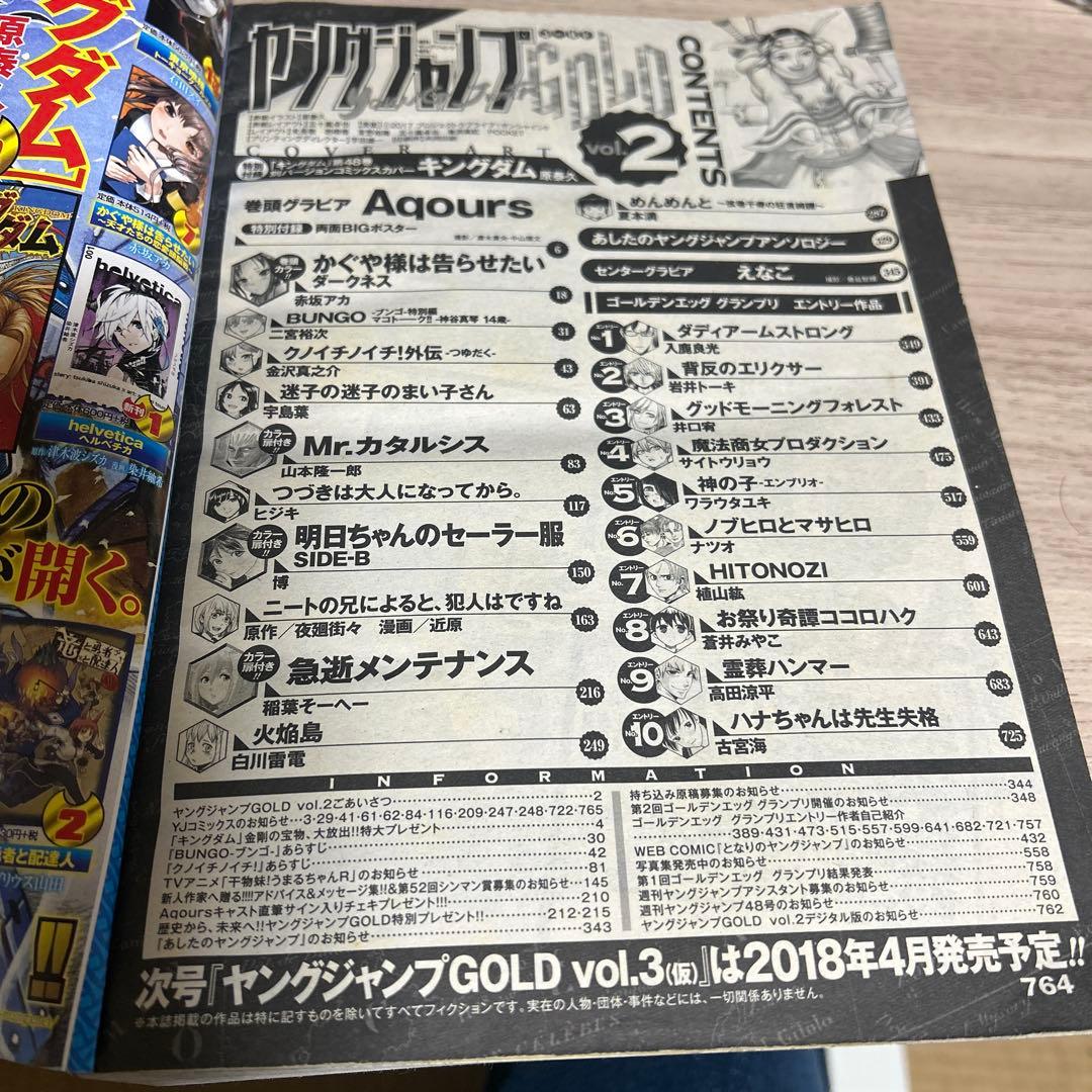 ヤングジャンプ　GOLD vol2 キングダム　48巻　カバー付き