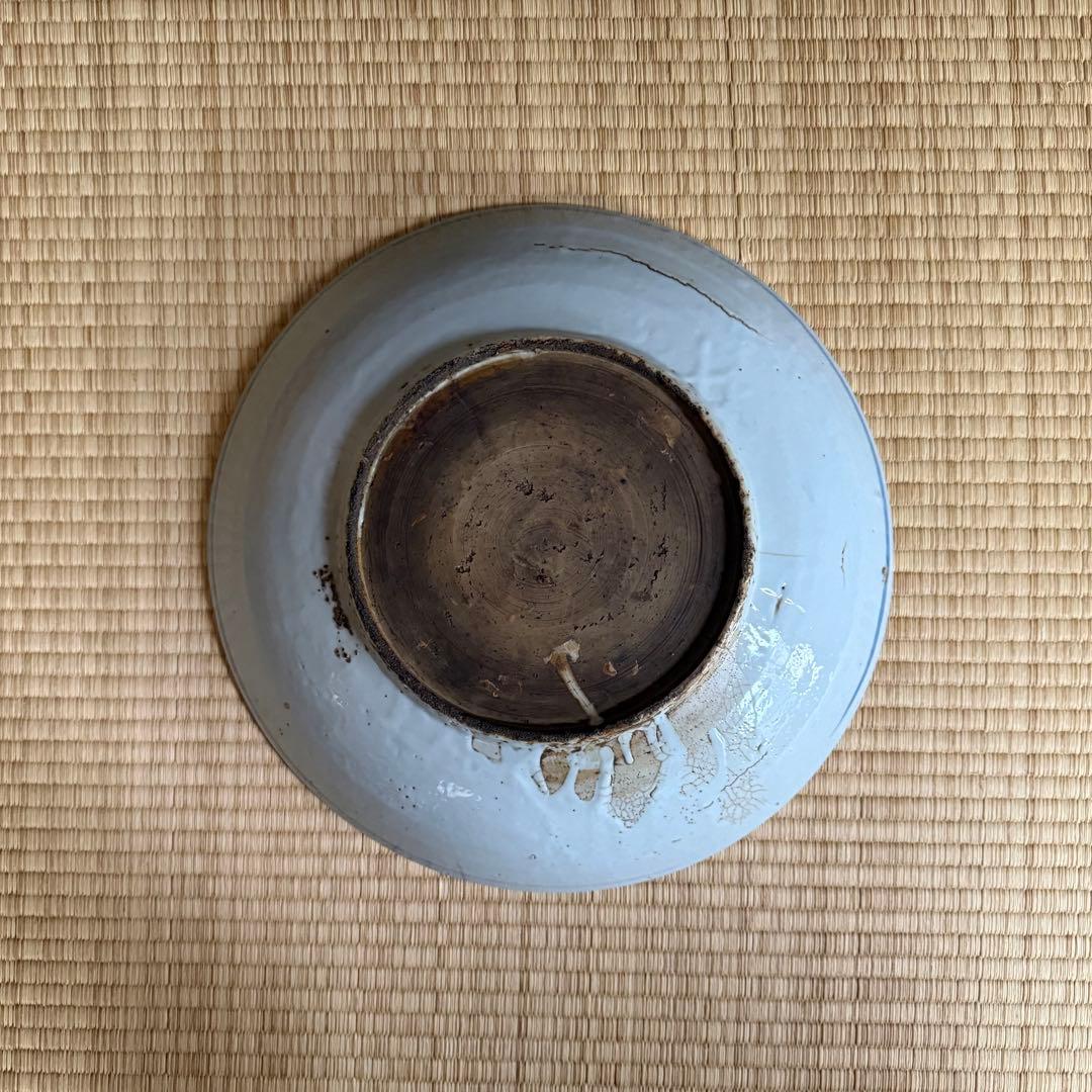 呉須染付 南京染付 青花 大皿 大盤 明代 古染付 呉須赤絵 古美術 骨董 民藝