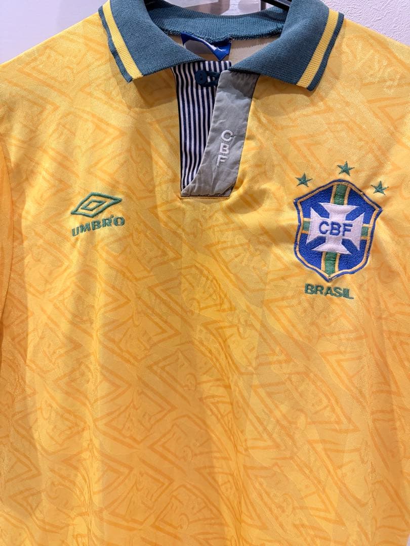 UMBRO ブラジル代表 1991/1993 ホームユニフォーム 15番 M