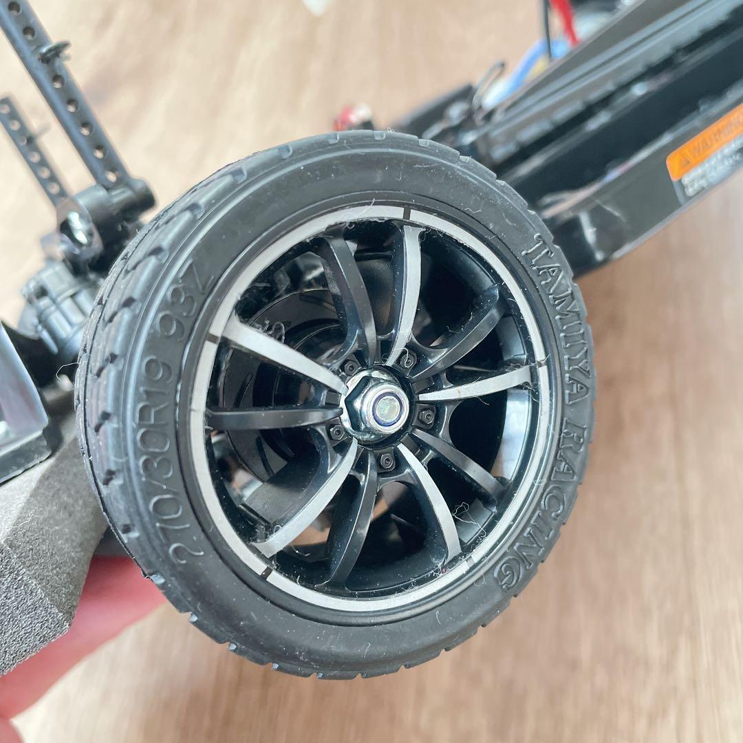 美品　タミヤ　1/10 完成済ラジコン XB トヨタ　スープラ　ホワイト　絶版品