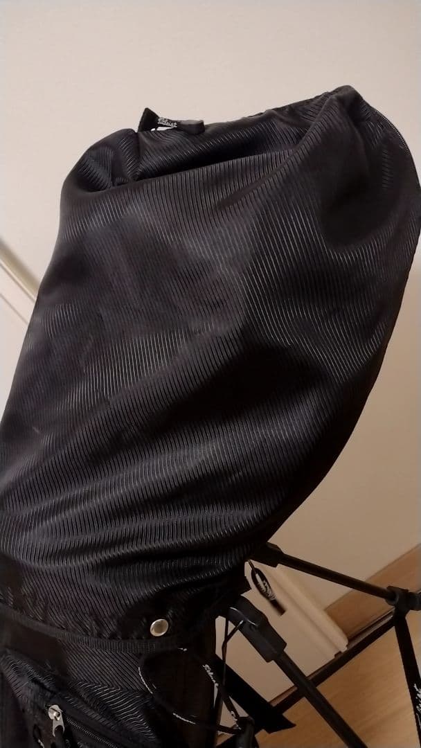 オーリー Titleist 黒 キャディバッグ スタンド付き