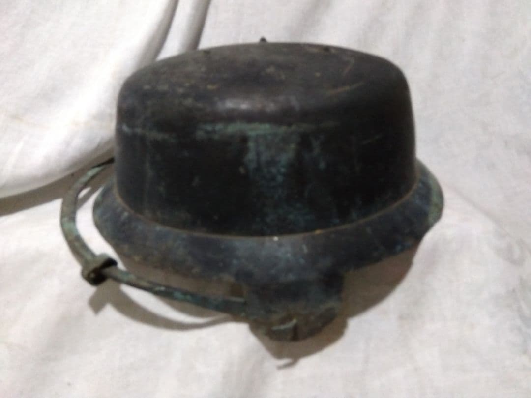 ♪古い真鍮製の鍋　32㌢