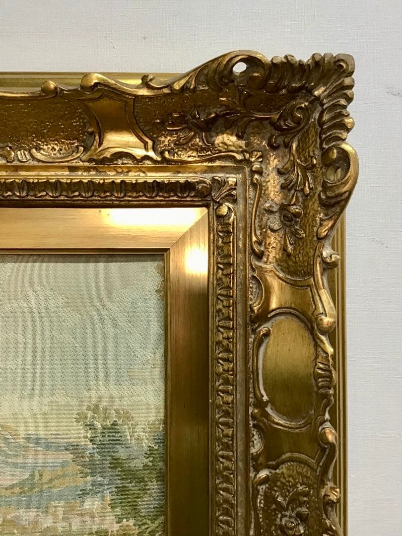 Yuta☆管347☆イタリア製☆アンティーク☆ゴブラン織☆超大型☆絵画