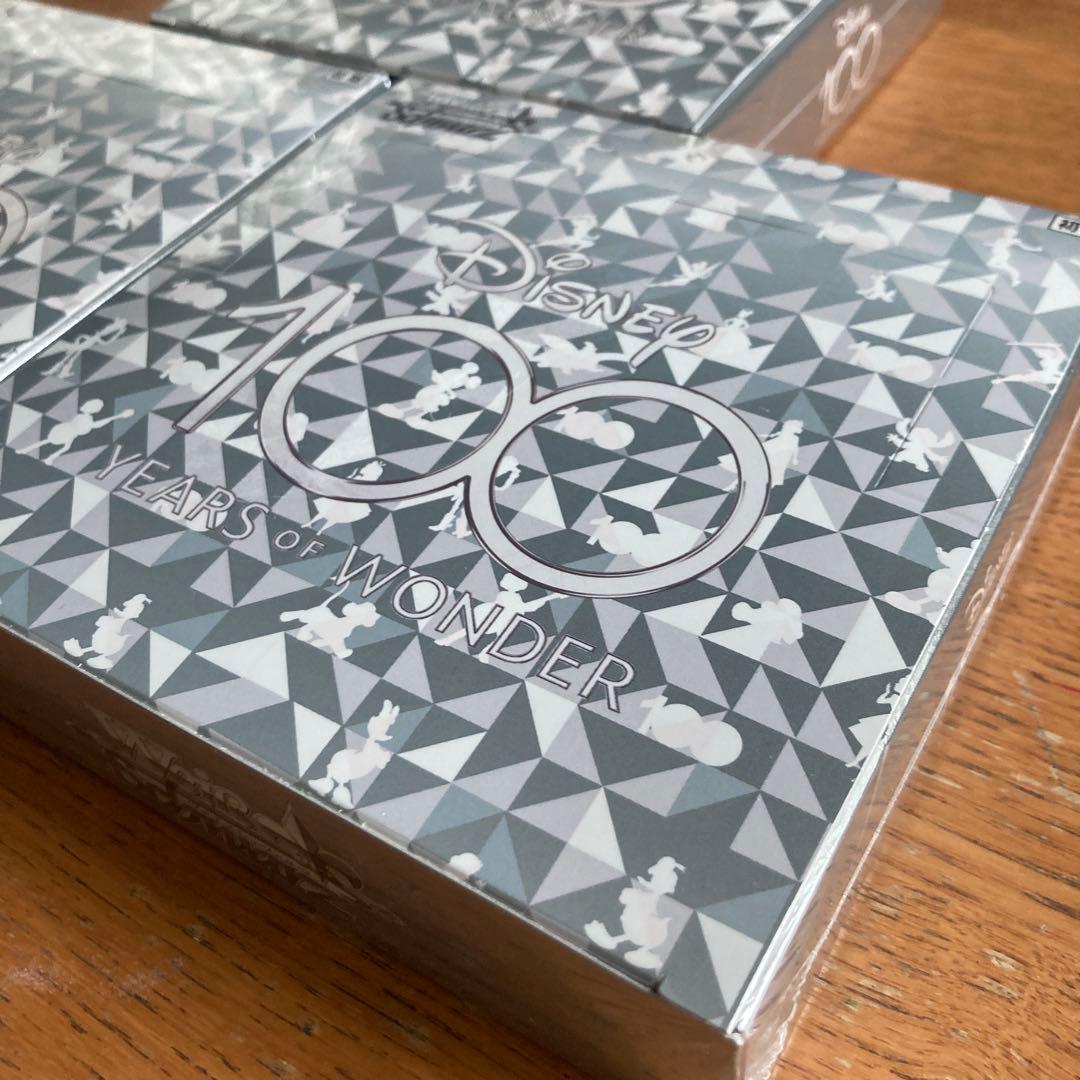 ヴァイスシュヴァルツ　ディズニー100 BOX 3個セット　シュリンク付き