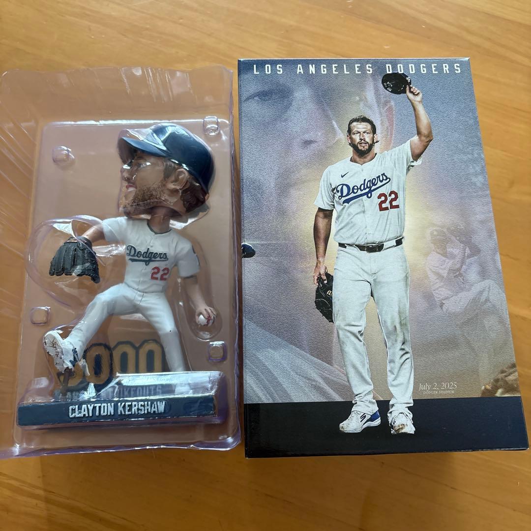 Clayton Kershaw 3000奪三振 フィギュア
