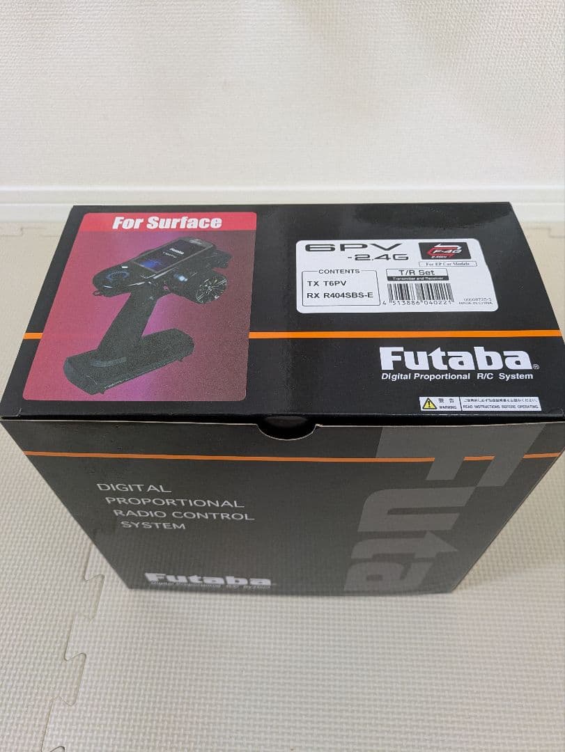 Futaba T6PV 送信機 受信機セット電動カー用 液晶保護シール貼付済み