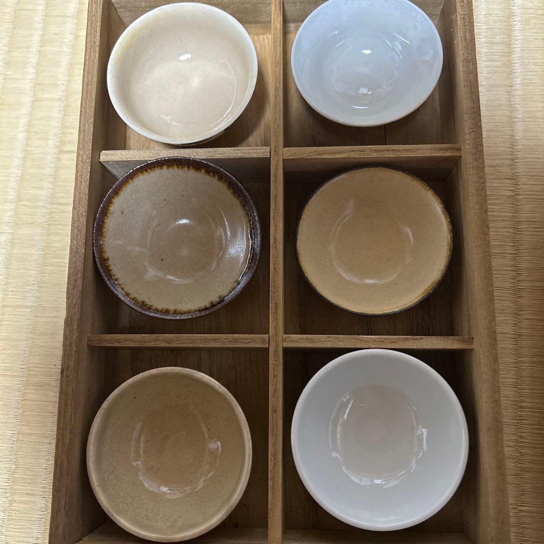 お値下げ　三友盃　三名工　盃　六個セット　尚工舎