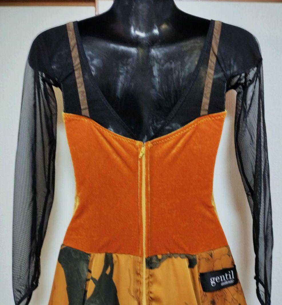 社交ダンス♡ジャンティ　モダン　スタンダードワンピースドレス