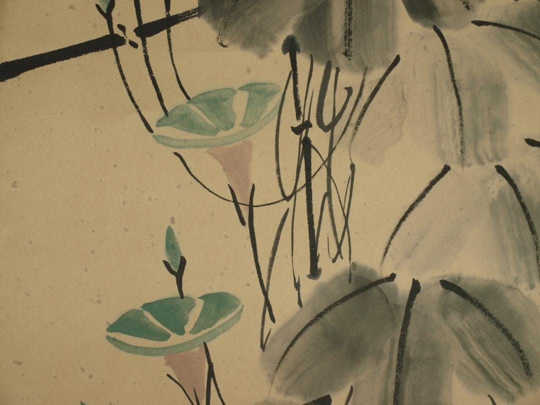 中国美术品 肉筆掛け軸　近時代山水図　激安骨董品 BD158A10-2