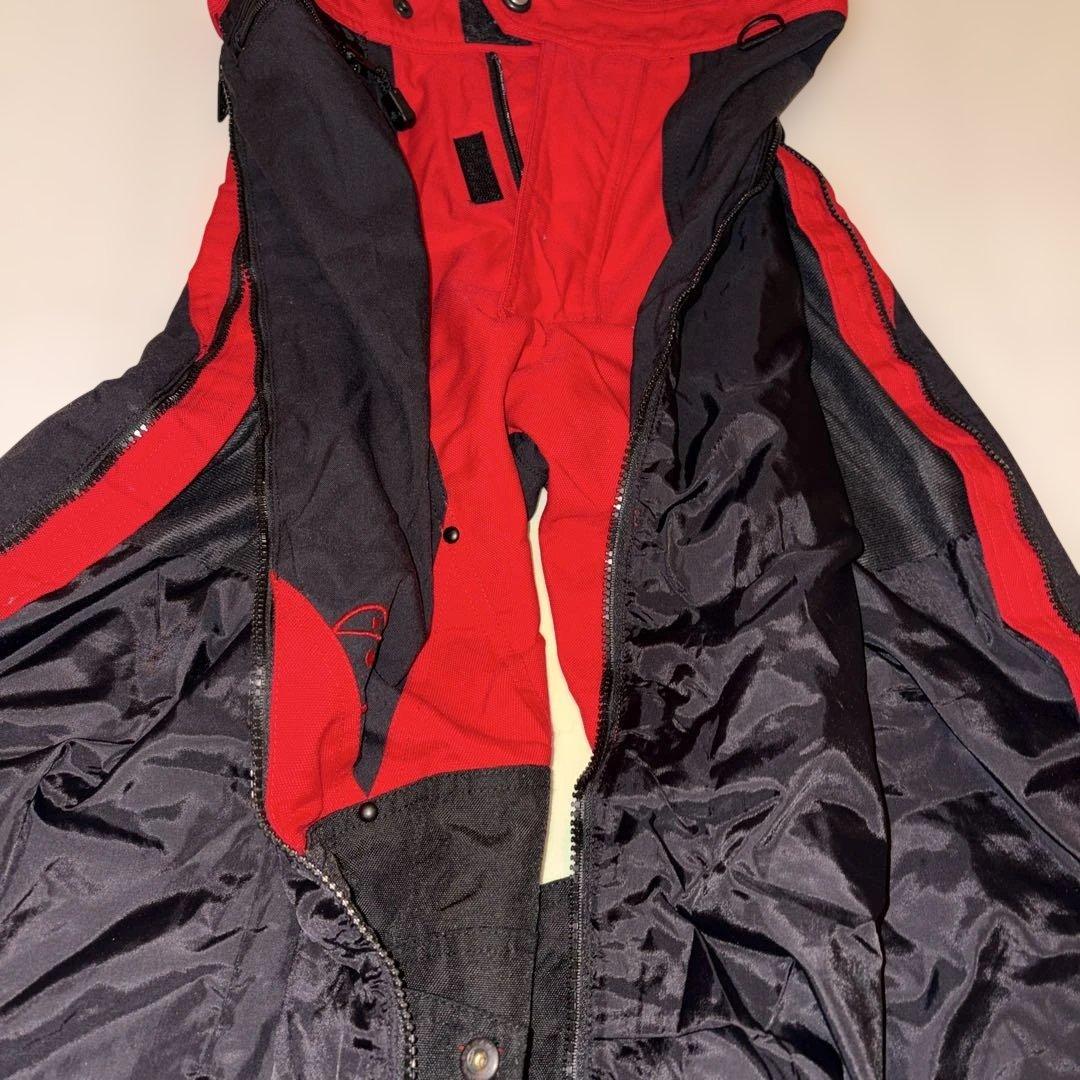 THE NORTH FACE スキーウェアセット　メンズS 黒/赤/深緑