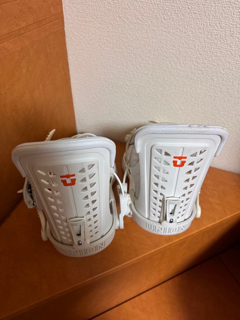 UNION FORCE ホワイト スノーボードビンディング