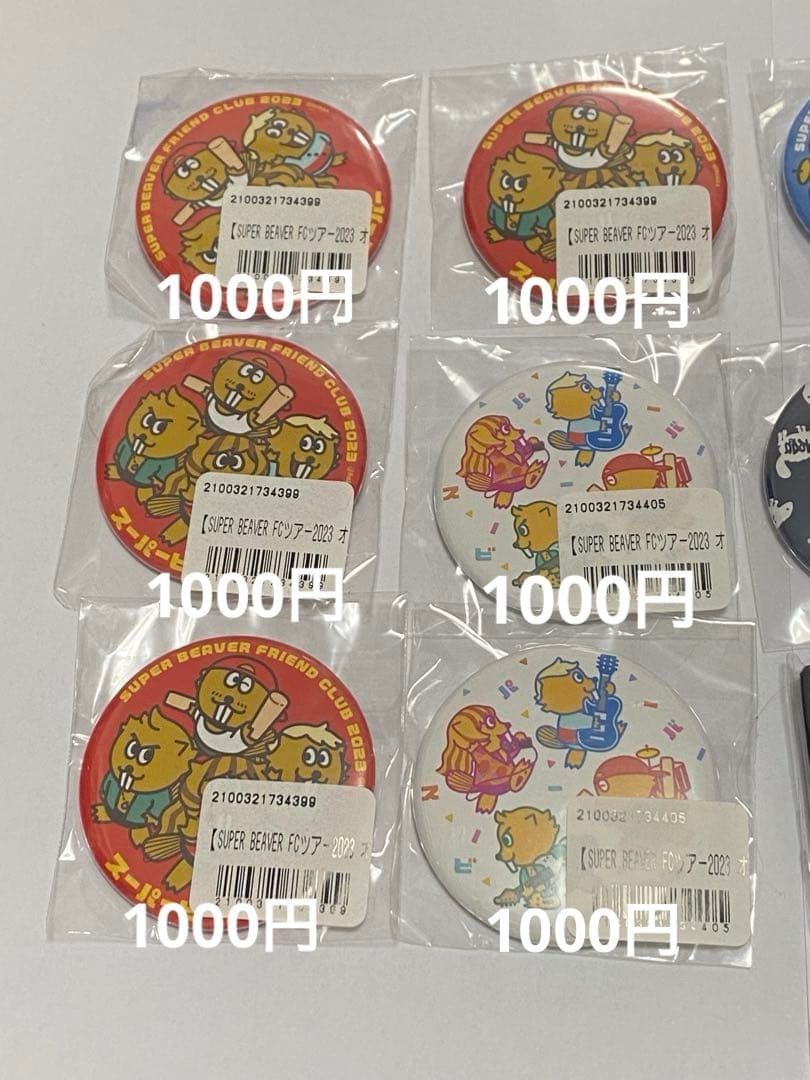 【新品未使用】SUPER BEAVER 缶バッジ