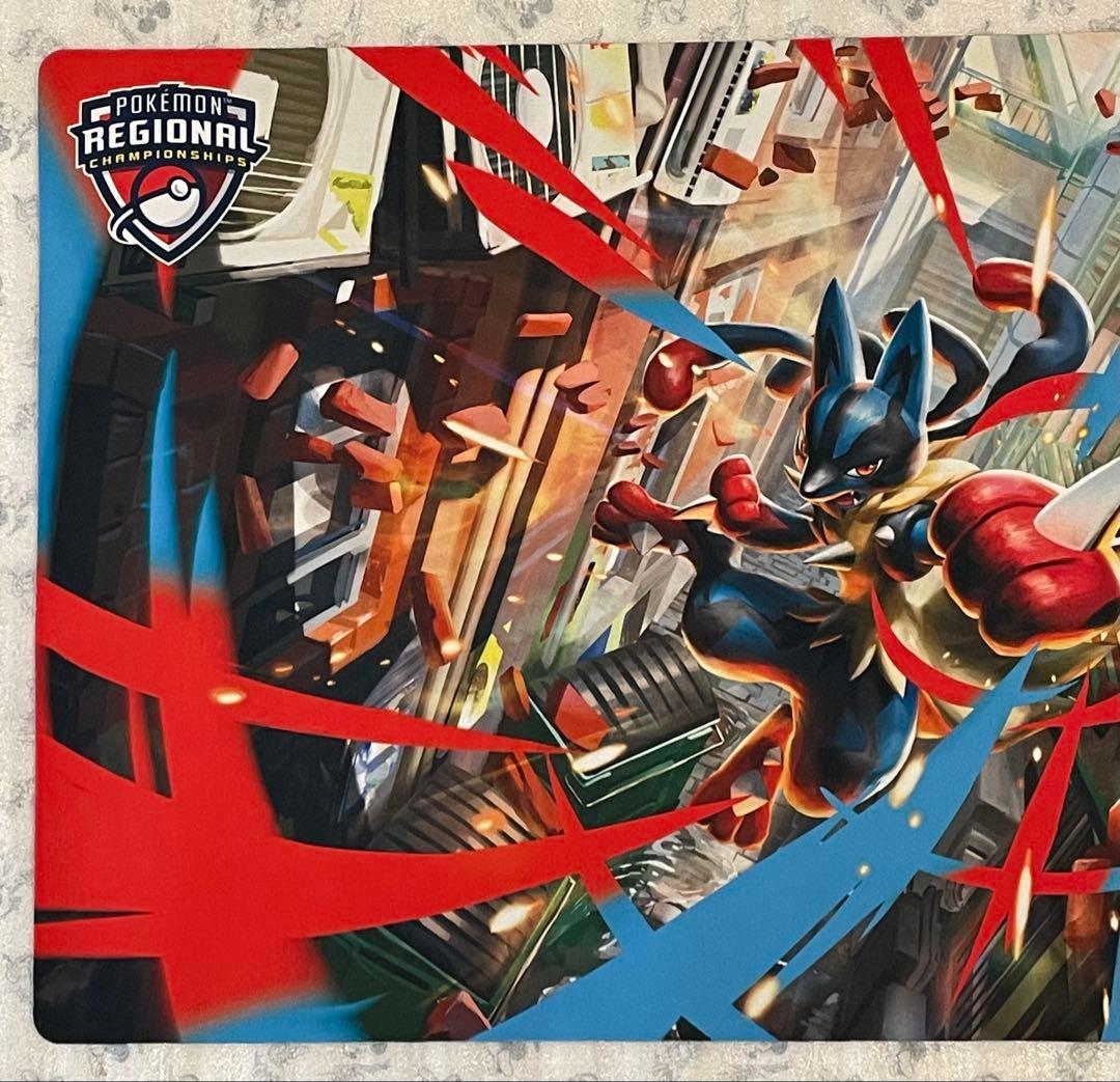 希少 メガルカリオ リージョナル プレイマット ポケモンカード 公式品