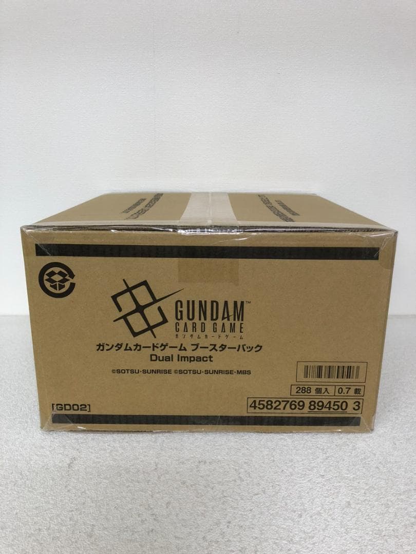 【未開封カートン】ガンダムカードゲーム Dual Impact【GD02】①