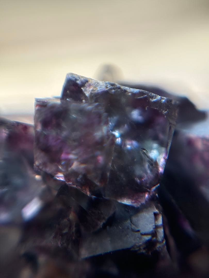 ナミビア　オコルス　ブルー　パープル　グリーン　フローライト　原石　鉱物標本