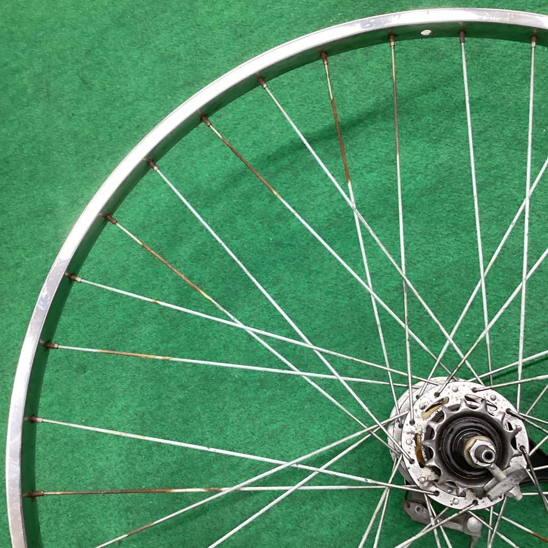 ステンレスリム　後輪 27x1-3/8 内装3段　27インチ ローラーブレーキ